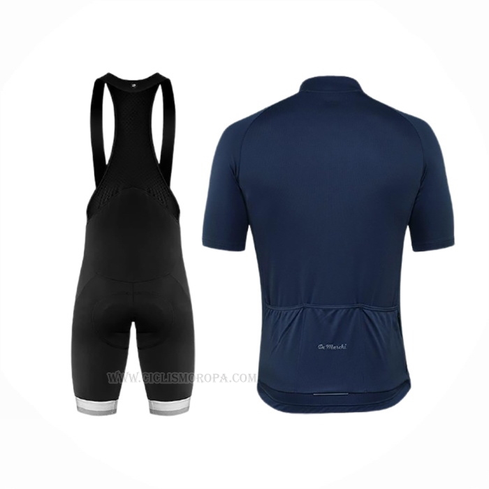 2020 Ropa Ciclismo De Marchi Profundo Azul Mangas Corta y Culotte Corto